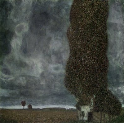Nahendes Gewitter (Die große Pappel II), 1903 von Gustav Klimt
